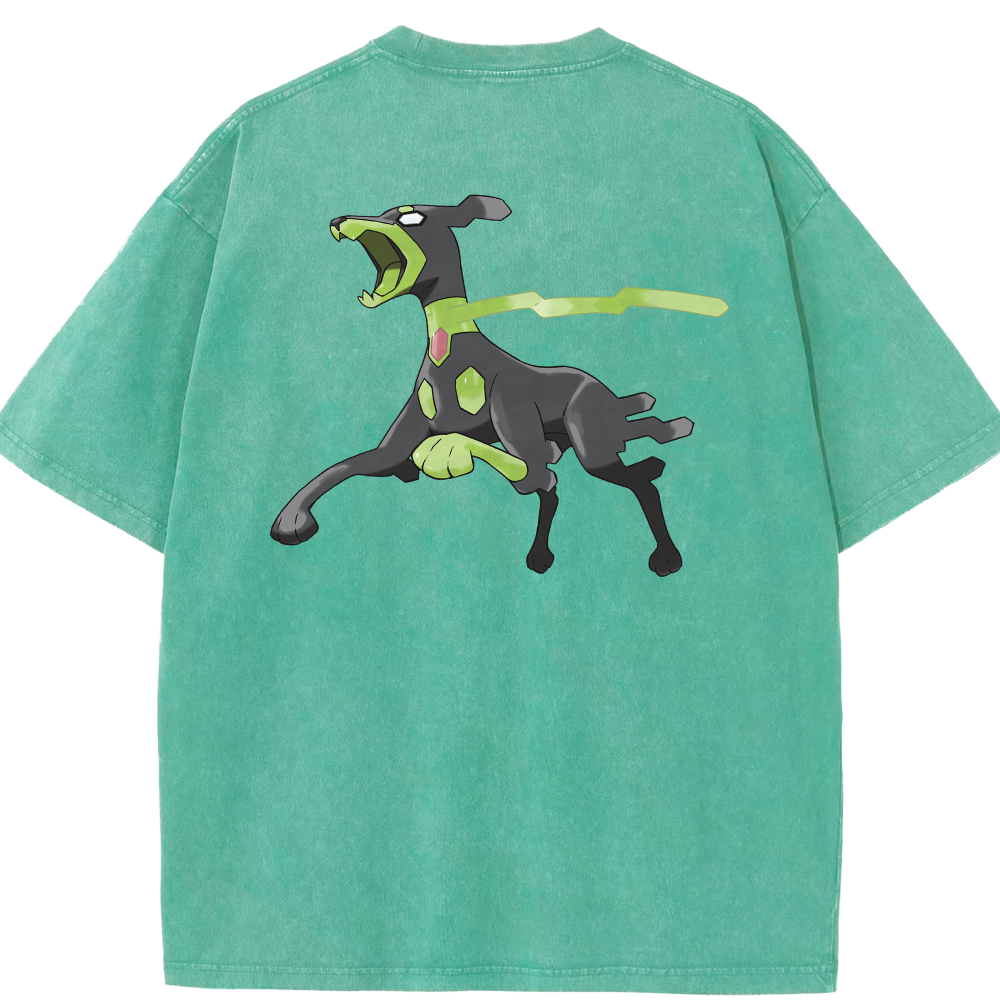 （画像用） ポケットモンスター Pokémon 綿100% ヴィンテージ風 半袖Tシャツ（背面プリント）